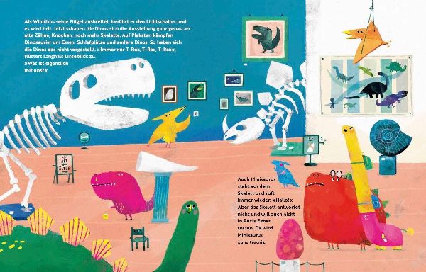 Was macht ein Dino im Museum?