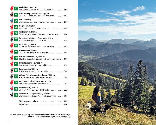 ROTHER Wanderbuch Wandern mit Hund Bayerische Alpen
