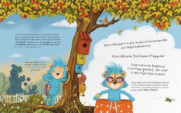Der Kopfübär entdeckt, was in ihm steckt
