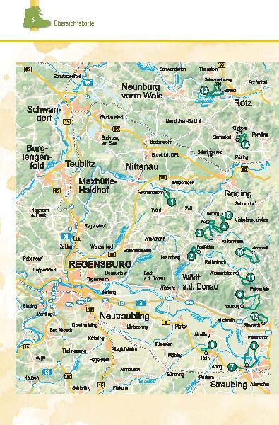 Wanderführer Straubing . Roding . Cham