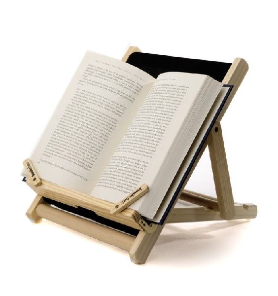 Bookchair (Standard) | Schwarz | Buchständer aus Holz | Leseständer | Für Bücher, E-Reader und Tablets | Lesehilfe | Tablethalter | freihändig Lesen | aktives Sitzen | ergonomisches Lesen | Geschenk für Leser & Buchliebhaber