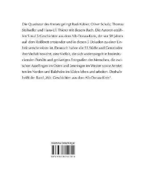 Wir. Geschichten aus dem Alb-Donau-Kreis