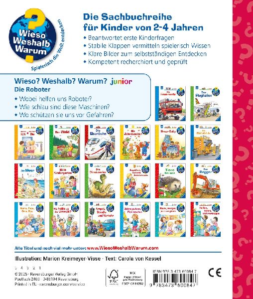 Wieso? Weshalb? Warum? junior, Band 78 - Die Roboter