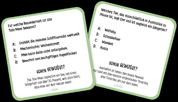 In 80 Fragen um die Welt - Kartenspiel für Globetrotter