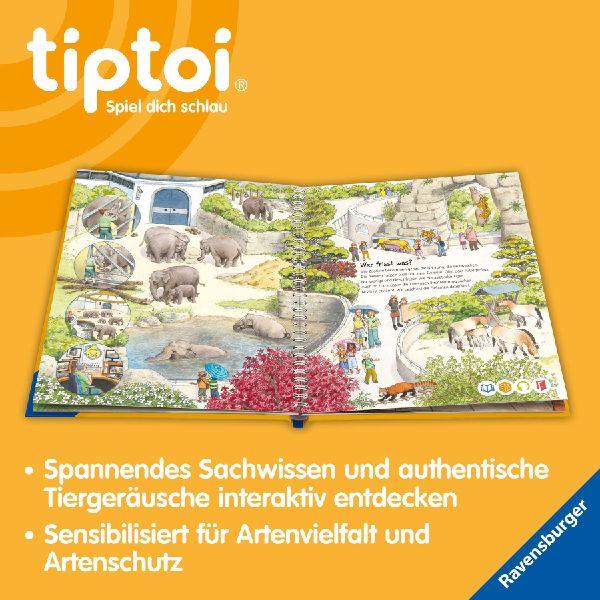 tiptoi® Wieso? Weshalb? Warum? - Tiere im Zoo