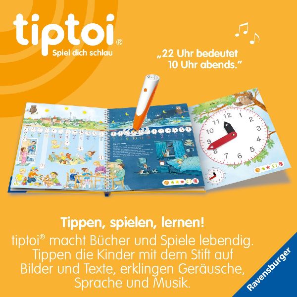 tiptoi® Meine Lern-Spiel-Welt - Uhr und Zeit