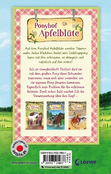 Ponyhof Apfelblüte (Band 21) - Doppeltes Glück für Juli