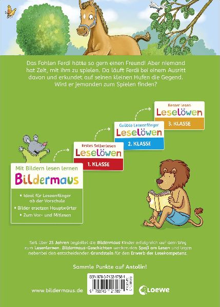 Bildermaus - Ein Freund für das kleine Fohlen