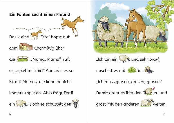 Bildermaus - Ein Freund für das kleine Fohlen