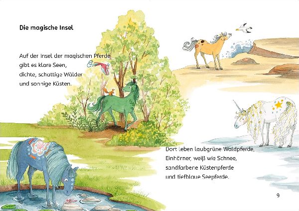 Leselöwen 1. Klasse - Die Insel der magischen Pferde