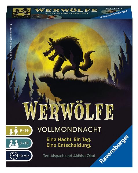 Ravensburger 26703 - Werwölfe - Vollmondnacht, Gesellschaftss...