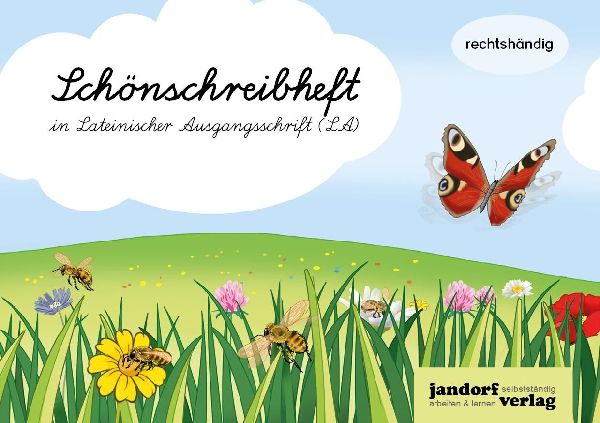 Schönschreibheft in LA - rechtshändig - Lateinische Ausgangs...