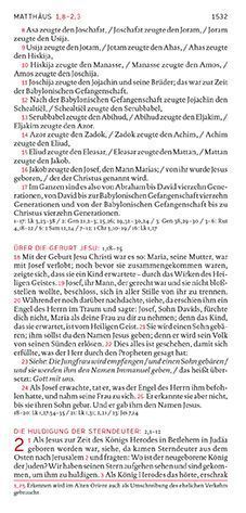 Die Bibel. Taschenausgabe blau mit Reißverschluss.