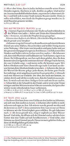 Die Bibel. Taschenausgabe blau mit Reißverschluss.