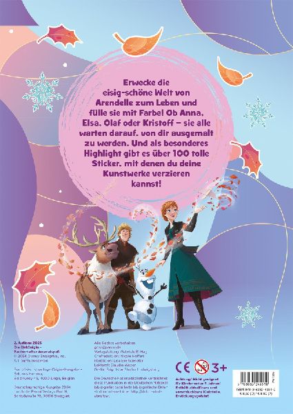 Disney Die Eiskönigin: Zauberhafter Ausmalspaß
