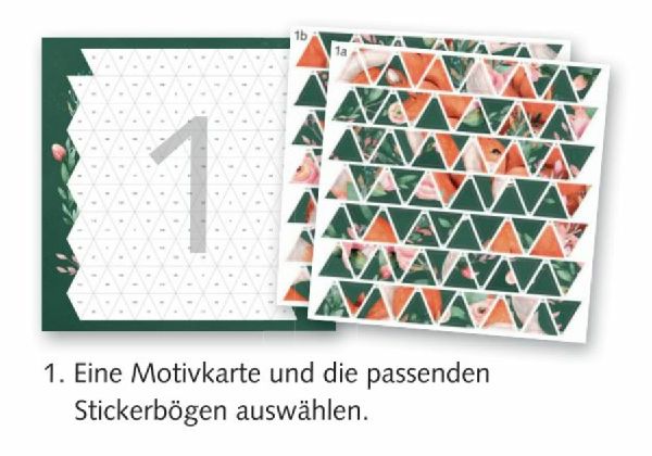 Stickern nach Zahlen Zauberwald