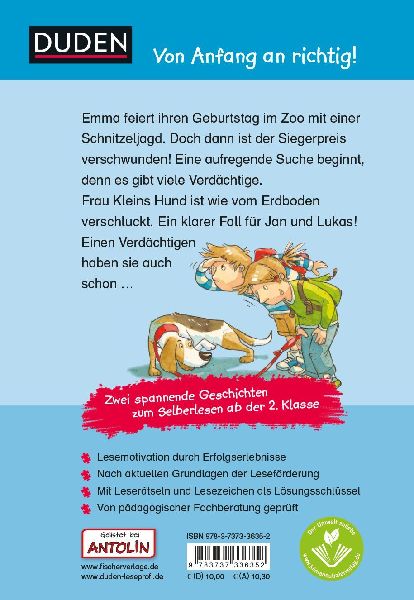 Duden Leseprofi - Tierische Detektivgeschichten, 2. Klasse (DB)