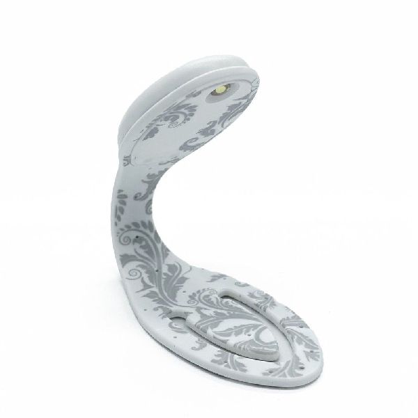 Flexilight Leselicht (White Flowers) | weiß | 2 in 1 Leselampe & Lesezeichen | LED Leselicht | Geschenk für Leser, Buchliebhaber | Deutsche Ausgabe