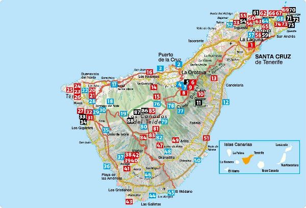 ROTHER Wanderführer Teneriffa. 88 Touren auf der 'Insel der Glückseligen'