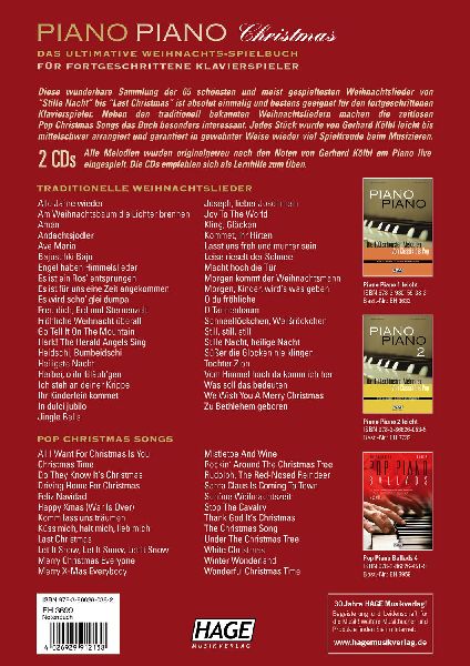 Piano Piano Christmas + 2 CDs