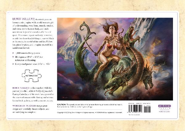 Boris Vallejo Fearless Rider 1,000-Piece Puzzle