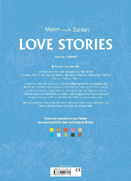 Disney - Malen nach Zahlen: Love Stories