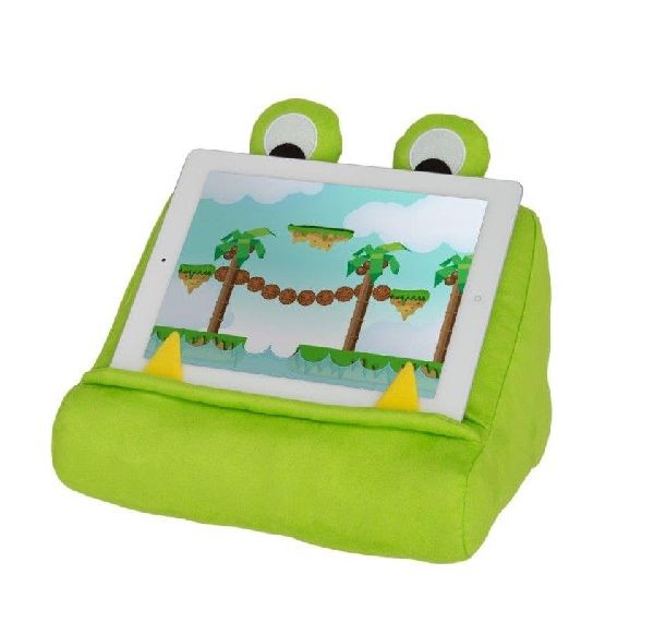 Bookmonster Grün | Lesekissen für Bücher und Tablets | Buchständer | Tablethalter | Lesehillfe | Deutsche Ausgabe