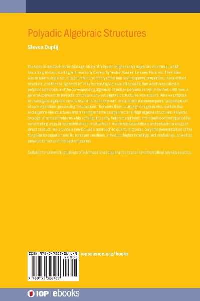 Polyadic Algebraic Structures