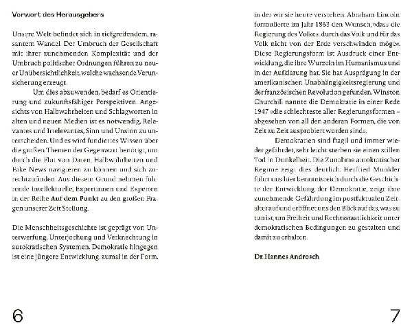 Die Zukunft der Demokratie
