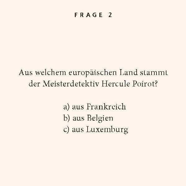 Berühmte Detektive-Quiz