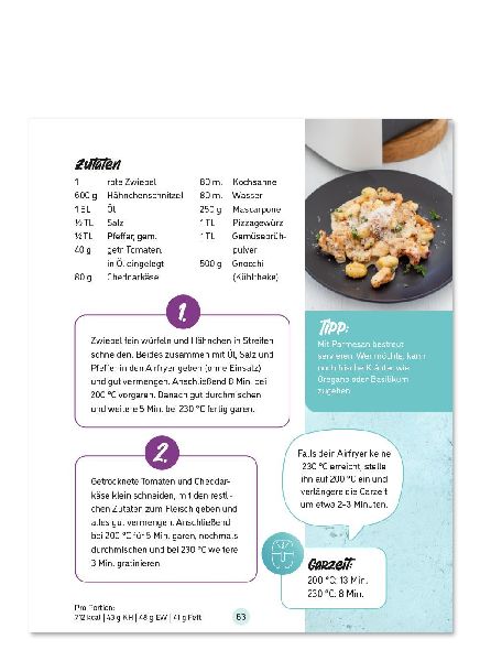 Rezepte für den AIRFRYER