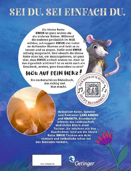 Die kleine Ratte Kwiik macht stark. Weil ich anders bin
