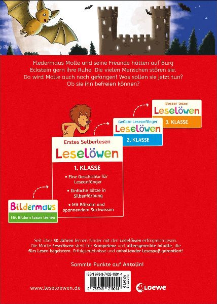 Leselöwen 1. Klasse - Fledermaus im Anflug