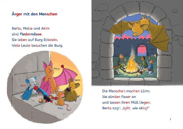 Leselöwen 1. Klasse - Fledermaus im Anflug