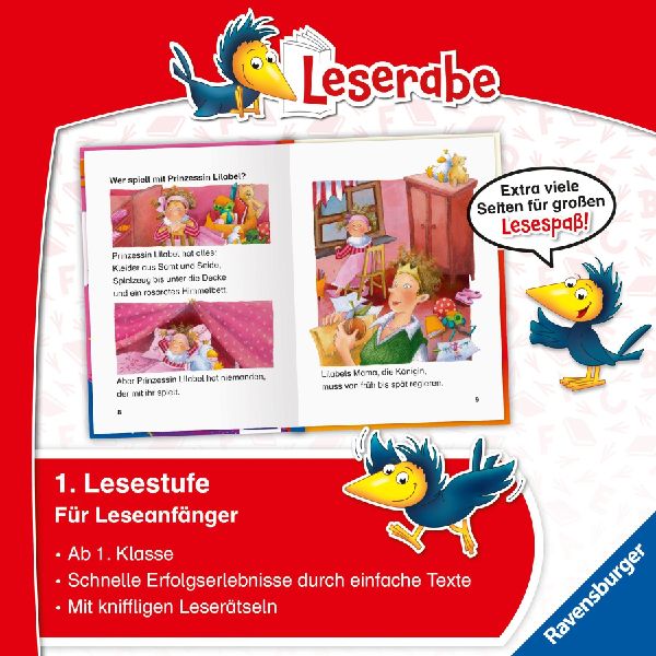 Erstlesegeschichten für Mädchen in der 1. Klasse - Leserabe 1. Klasse - Erstlesebuch für Kinder ab 6 Jahren