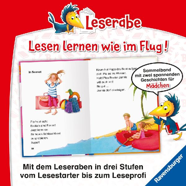 Erstlesegeschichten für Mädchen in der 1. Klasse - Leserabe 1. Klasse - Erstlesebuch für Kinder ab 6 Jahren