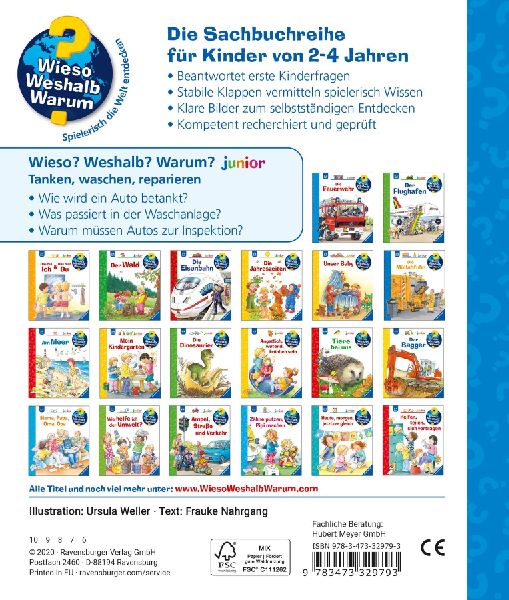 Wieso? Weshalb? Warum? junior, Band 69: Tanken, waschen, reparieren