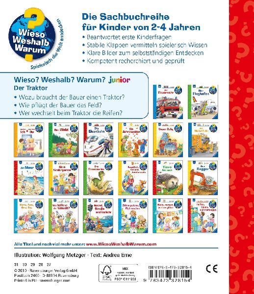 Wieso? Weshalb? Warum? junior, Band 34: Der Traktor