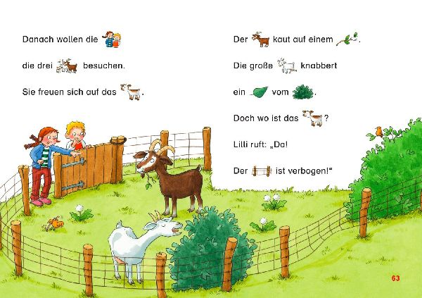 Duden Leseprofi - Mit Bildern lesen lernen: Verrückte Tiergeschichten