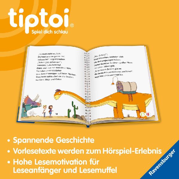 tiptoi® Lese-Lausch-Abenteuer - Dino-Stadt