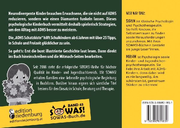 ADHS Schatzkiste - Das Mitmach-Buch für mehr Funkeln in deinem Leben - Mit superguten Tipps für Schulkinder!