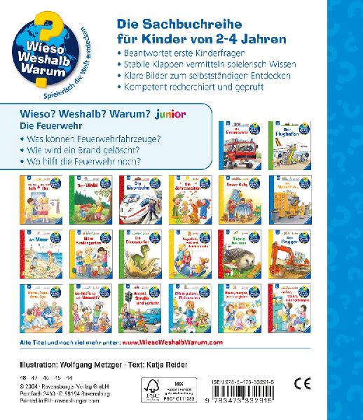 Wieso? Weshalb? Warum? junior, Band 2: Die Feuerwehr