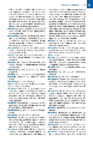 Langenscheidt Abitur-Wörterbuch Latein Klausurausgabe