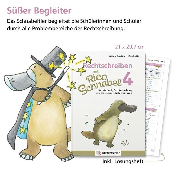 Rechtschreiben mit Rico Schnabel, Klasse 4