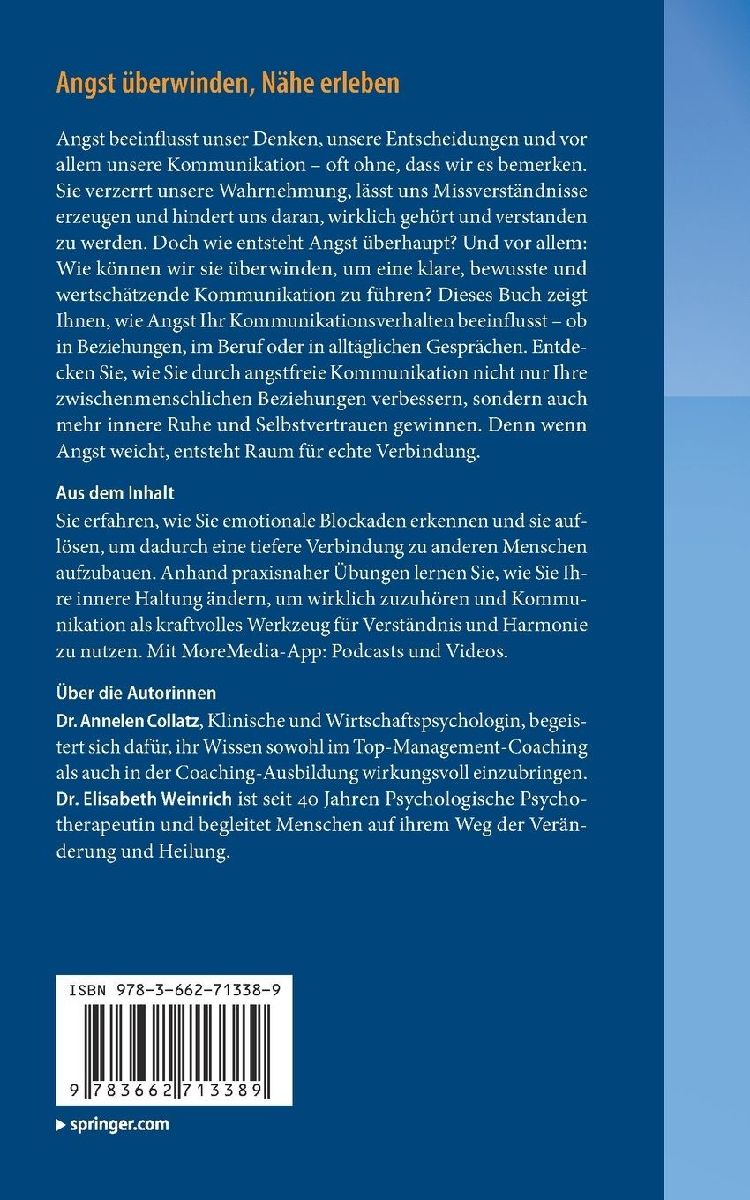 Angst überwinden, Nähe erleben