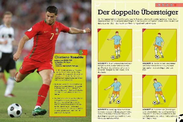 Die besten Fußballtricks  I Fussball Buch für Kinder ab 7 Jahren