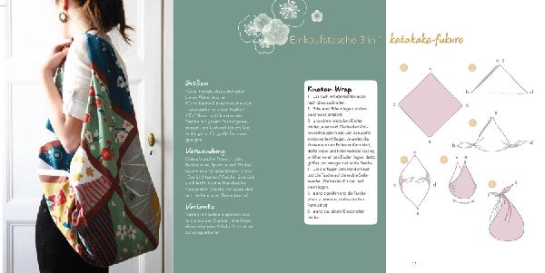 Furoshiki. Ein Tuch - 43 Taschen und Verpackungen: Handtaschen, Rucksäcke, Stofftaschen und Geschenkverpackungen aus großen Tüchern knoten. Einfach, nachhaltig, plastikfrei