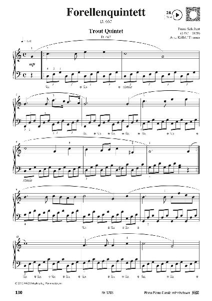 Piano Piano Classic mittelschwer, Exclusive QR-Codes