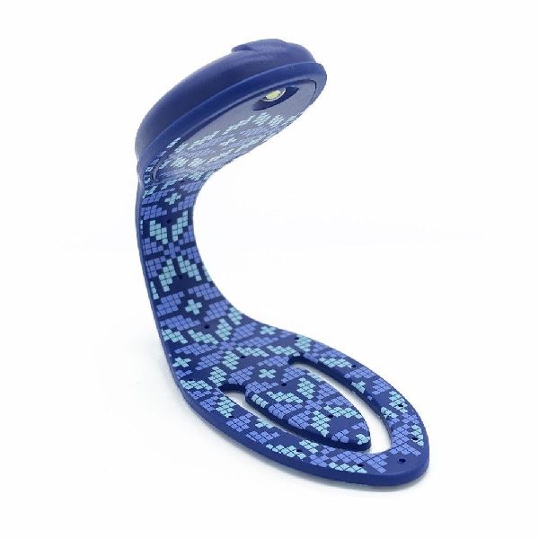 Flexilight Leselicht (Icelandic Blue) | 2 in 1 Leselampe & Lesezeichen | Geschenk für Leser, Buchliebhaber | Deutsche Ausgabe