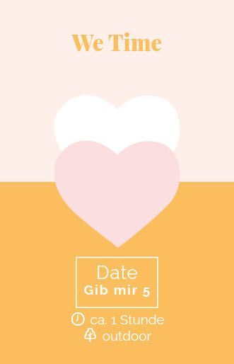 Kartenspiel: We Time - Ein Jahr Paarzeit